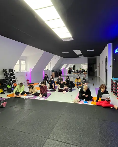 Sala plină la un workshop Knowledge & Motion